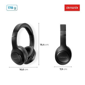 HEADPHONE AIWA HP-04-B PRETO BLUETOOTH AWS-HP-04-B