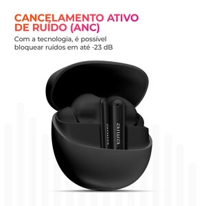 FONE DE OUVIDO AIWA EB-04-B PRETO BLUETOOTH AWS-EB-04-B