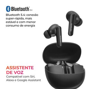 FONE DE OUVIDO AIWA EB-04-B PRETO BLUETOOTH AWS-EB-04-B