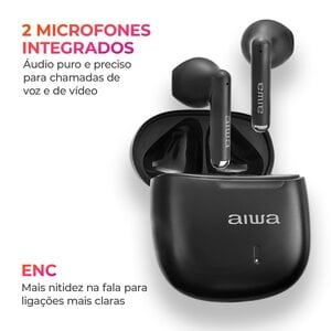 FONE DE OUVIDO AIWA AWS-EB-05-B PRETO BLUETOOTH