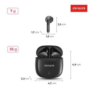 FONE DE OUVIDO AIWA AWS-EB-05-B PRETO BLUETOOTH
