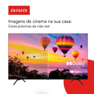 SMART TV AIWA 55 ANDROID 4K BORDA ULTRAFINA (AWS-TV-55-BL-01
