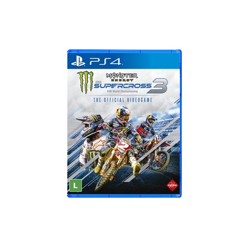 S2G Sqaure Enix Monster Energy Supercross - The Official Videogame 3 - Racing Game - PlayStation 4
