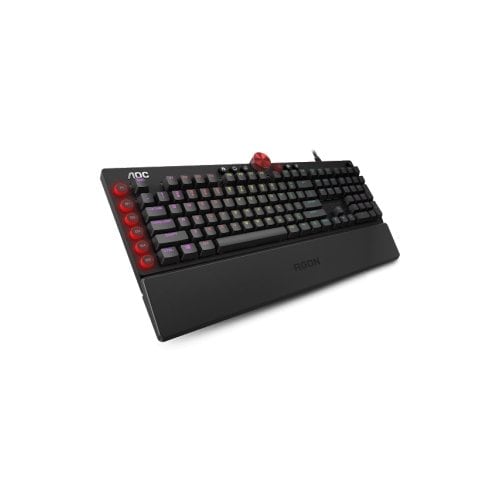 AOC TECLADO MECANICO GAME AGON AGK700 CHERRY MX BLUE MACRO RGB ABN