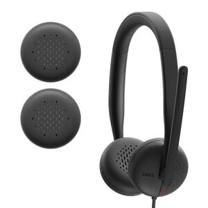 HEADSET DELL WH3024 COM FIO ANTI RUIDO USB-C/A 3 ANOS
