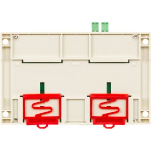IP Relay HWg-ER02b: Ethernet relay with a full RS-232/485 converter, monutable on a DIN rail.
