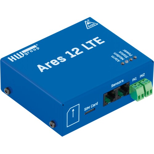 Ares12 LTE E Tset: Industrial measuring, with GSM and LTE communication.