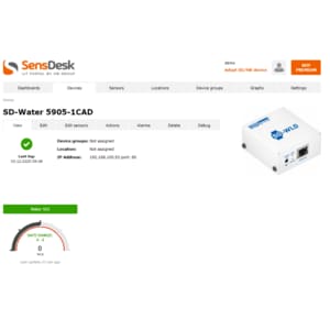 SD-WLD set: WiFi / Ethernet water leak detector SaaS.