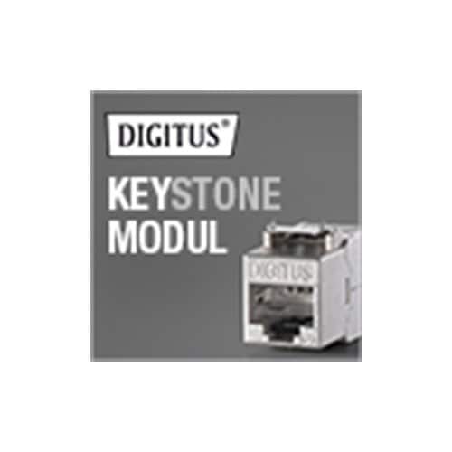 DIGITUS Professional Netzwerkanschluss - 24 - Abschirmung - Silber