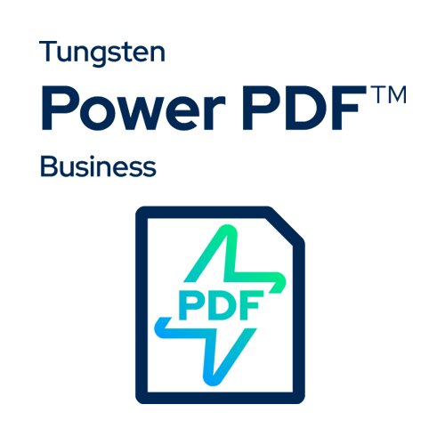 Tungsten Automation Power PDF v. 5.0 Business - Lizenz - 1 Lizenz - 2 Jahr(e) - Preisniveau C - Regierungseinrichtungen - Mac