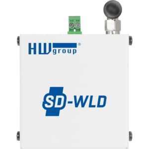 SD-WLD plain unit: WiFi / Ethernet water leak detector SaaS.
