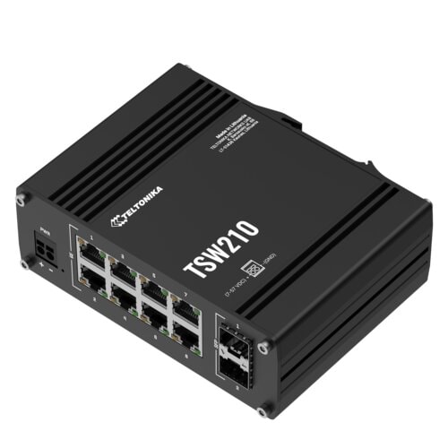 Vista 2 de Switch TSW210 8 puertos Ethernet 1Gbps +