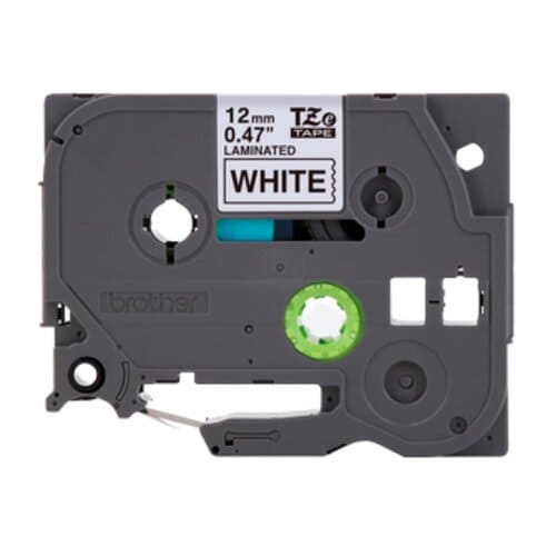 Vista 2 de TZe231G P-touch Black Print on White Lam