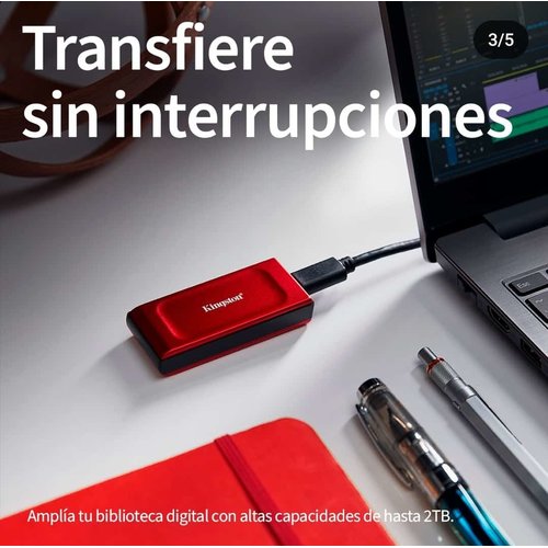 Vista 3 de 1TB XS1000 Red External USB 3.2 Gen 2 Po
