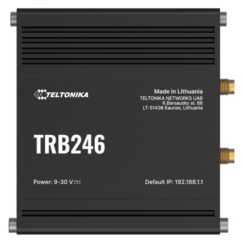Vista 3 de TRB246 LTE CAT 4 + RJ45 + GNSS + RS232 +