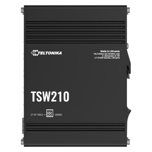 Vista 3 de Switch TSW210 8 puertos Ethernet 1Gbps +
