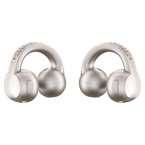 Vista 3 de Moto Buds Loop swarovski Dorado