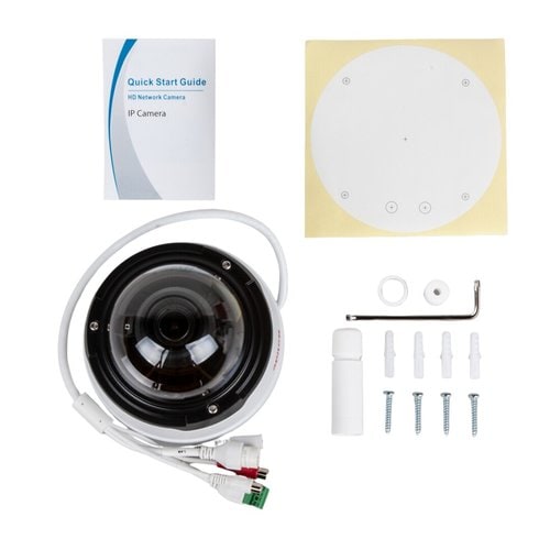 Vista 4 de H.265 5MP IR Vandal-proof Dome Camera