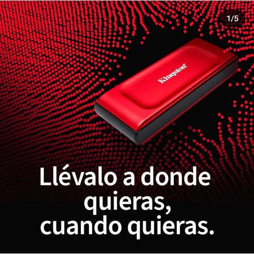 Vista 4 de 1TB XS1000 Red External USB 3.2 Gen 2 Po