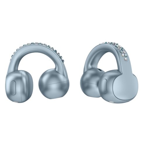 Miniatura 4 de Moto Buds Loop swarovski Celeste