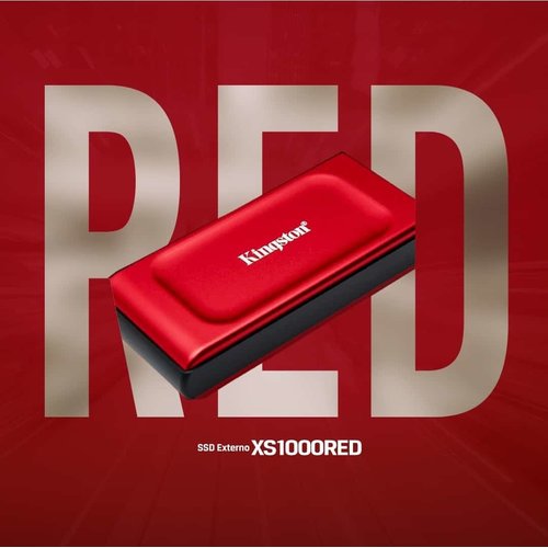Vista 5 de 1TB XS1000 Red External USB 3.2 Gen 2 Po