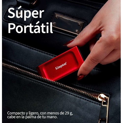 Vista 6 de 1TB XS1000 Red External USB 3.2 Gen 2 Po