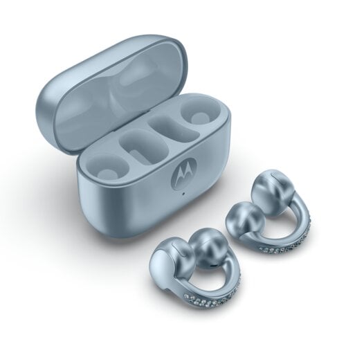 Miniatura 6 de Moto Buds Loop swarovski Celeste