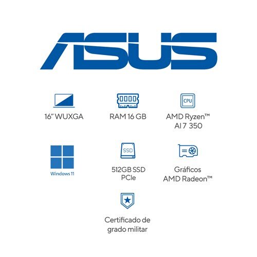 Vista 7 de M1607KA-MB050W R7 IA 350 16 16 512 W11H