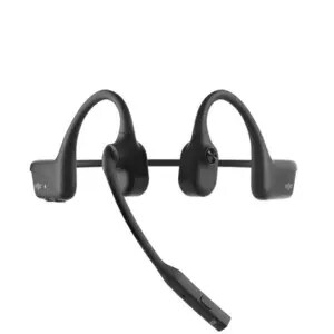 Shokz OpenComm2 UC Bluetooth Wireless Bone Sound PC Headset with Noise Cancelling Boom Mic and Bluetooth USB-A Dongle - Black