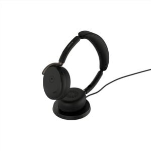 Jabra Evolve3 65 Flex - MS Teams, Link 390c (USB-C), Black, with Wireless Charging Pad
