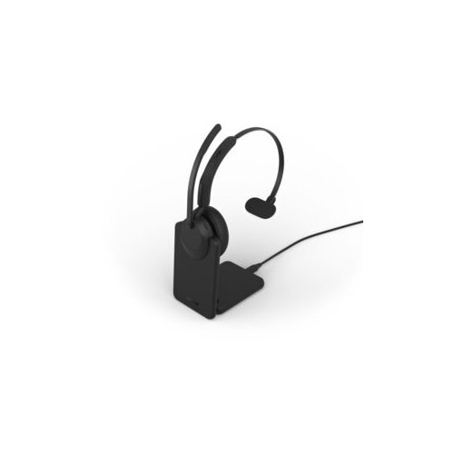 Jabra Evolve3 45 - Mono, Link 390a (USB-A), UC, with Charging Stand