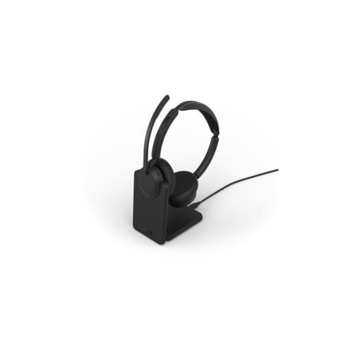 Jabra Evolve3 45 - Stereo, Link 390a (USB-A), MS Teams, with Charging Stand