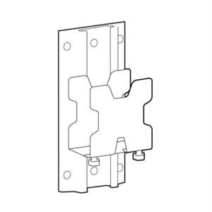 Ergotron Wall Mount for Mini PC, Computer, Thin Client, Mac mini - White - Vertical - 2.70 kg Load Capacity - Steel, Alumi