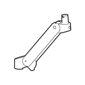 Ergotron Mounting Arm for Pole - White - 9.98 kg Load Capacity