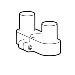Ergotron Mounting Collar for Display Screen, Mounting Arm, Monitor, Mounting Pole, Mount Extension, Mounting Base - Dark G