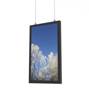 WINDOW CASING HIGH BRIGHTNESS 55IN FOR LG PORTRAIT - BLACK