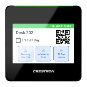 Crestron TSS-470E-B-T Room Scheduling Touch Screen - Black Textured