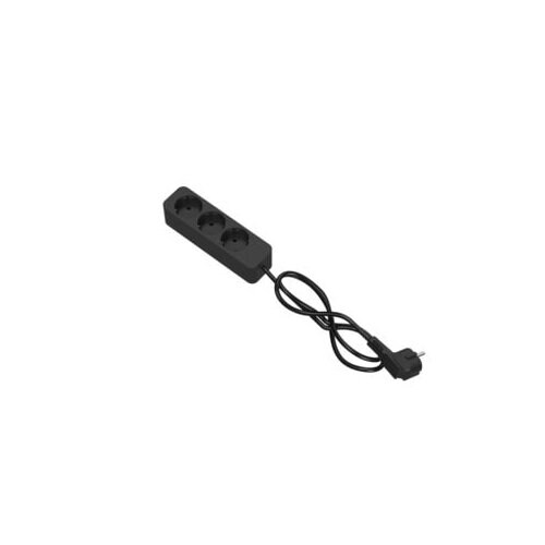 SMS Power Strip - 3 - 3 m Cord - Black