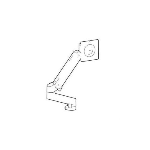 Ergotron Mounting Arm for Monitor, Mounting Collar, Mounting Pole, Display Screen, LCD Display - Dark Grey - Height Adjust