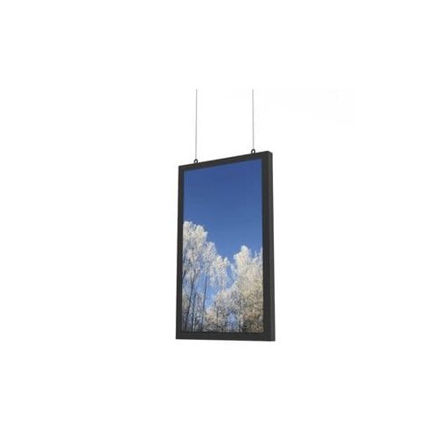 HI-ND Display Enclosure - 124.5 cm (49") - Portrait - Ceiling Mountable - Black