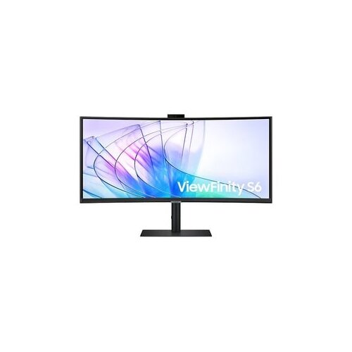 Samsung ViewFinity S34C652VEU 34" Class Webcam UWQHD Curved Screen LED Monitor - 21:9 - Black - 86.4 cm (34") Viewable - V