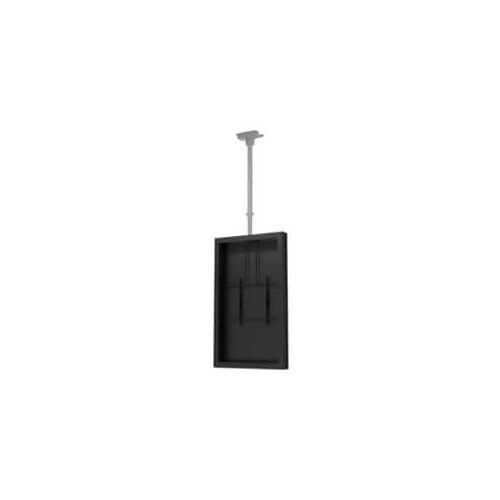 SMS Ceiling Mount for Display - Black - Portrait - 109.2 cm (43") Screen Support - 50 kg Load Capacity - 600 x 400 - VESA 