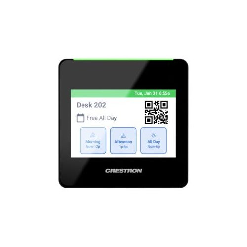 Crestron TSS-470E-B-T Room Scheduling Touch Screen - Black Textured