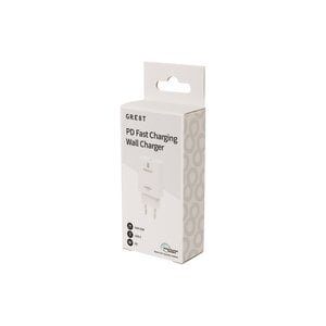 GRE8T GRS PD WALLCHARGER USB-C 20W WHITE B2B