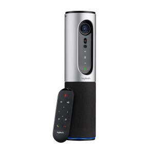 Logitech Wireless Device Remote Control - For Video Conferencing System - 3.05 m Operating Distance - BatterySilver