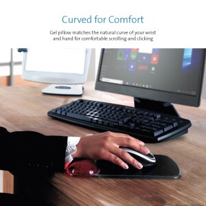 Reposamuñecas Gel Duo Ergonómica - Compatible con Ratones Láser y Ópticos