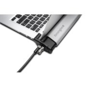 Kensington Notebook Lock - 1 - for MacBook Air, MacBook Pro, MacBook - Steel, Brushed Aluminium - Cable