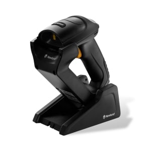 Newland HR52 Bonito Bluetooth - 555 mm Scan Distance - 1D, 2D - Laser - CMOS - Bluetooth - USB, Serial - Stand Included - 