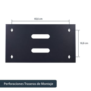 StarTech.com 6U Wall Mount Rack, 14in Deep, 19 inch Wall Mount Network Rack, Wall Mounting Patch Panel Bracket for Switch/
