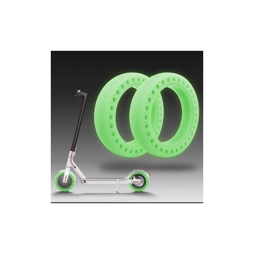 NEUMÁTICO SÓLIDO FLUORESCENTE VERDE